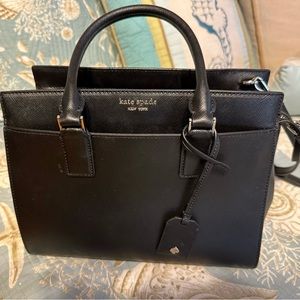 Kate Spade Small Madison purse in black.